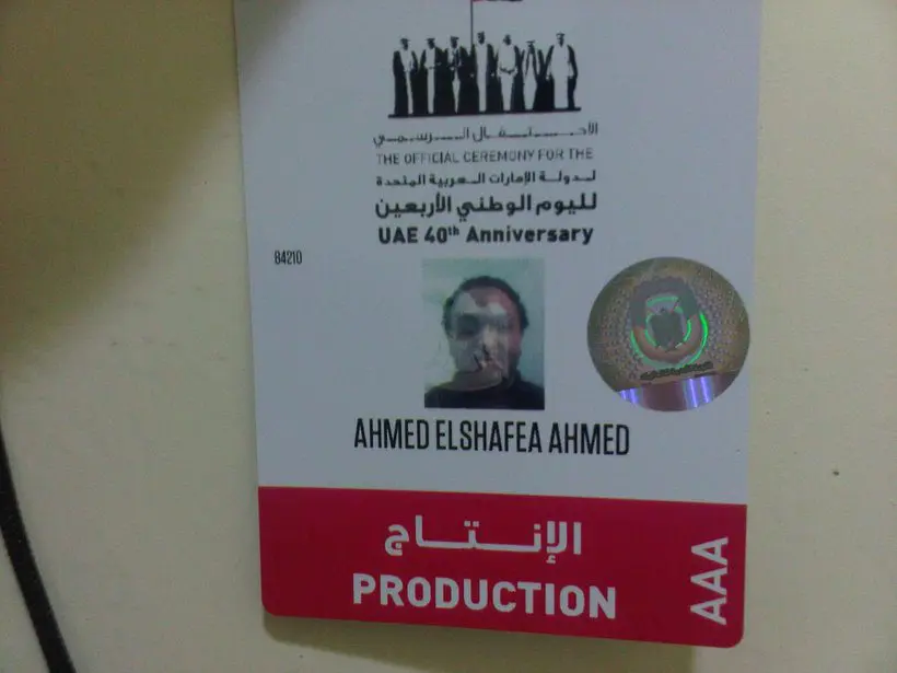Production pass for a Lamatna event